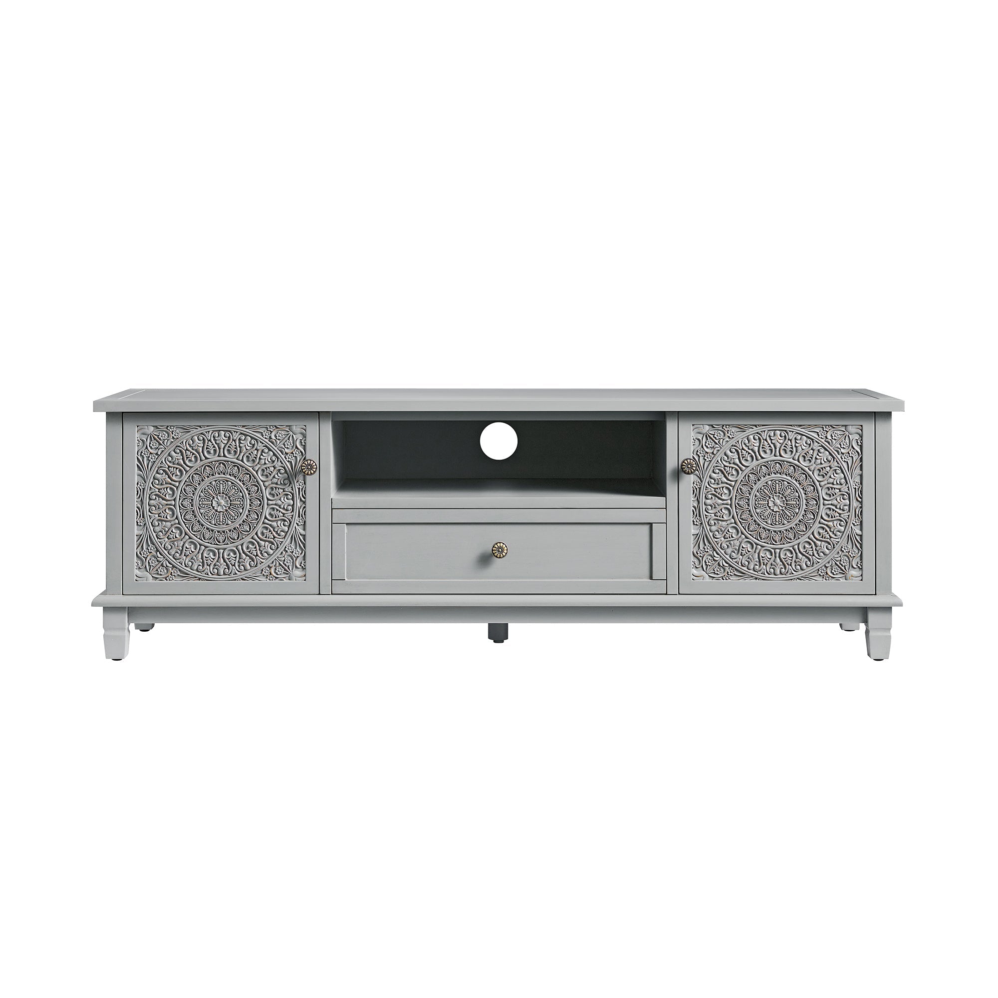 Chantilly Mid Gray 59" Wide TV Stand