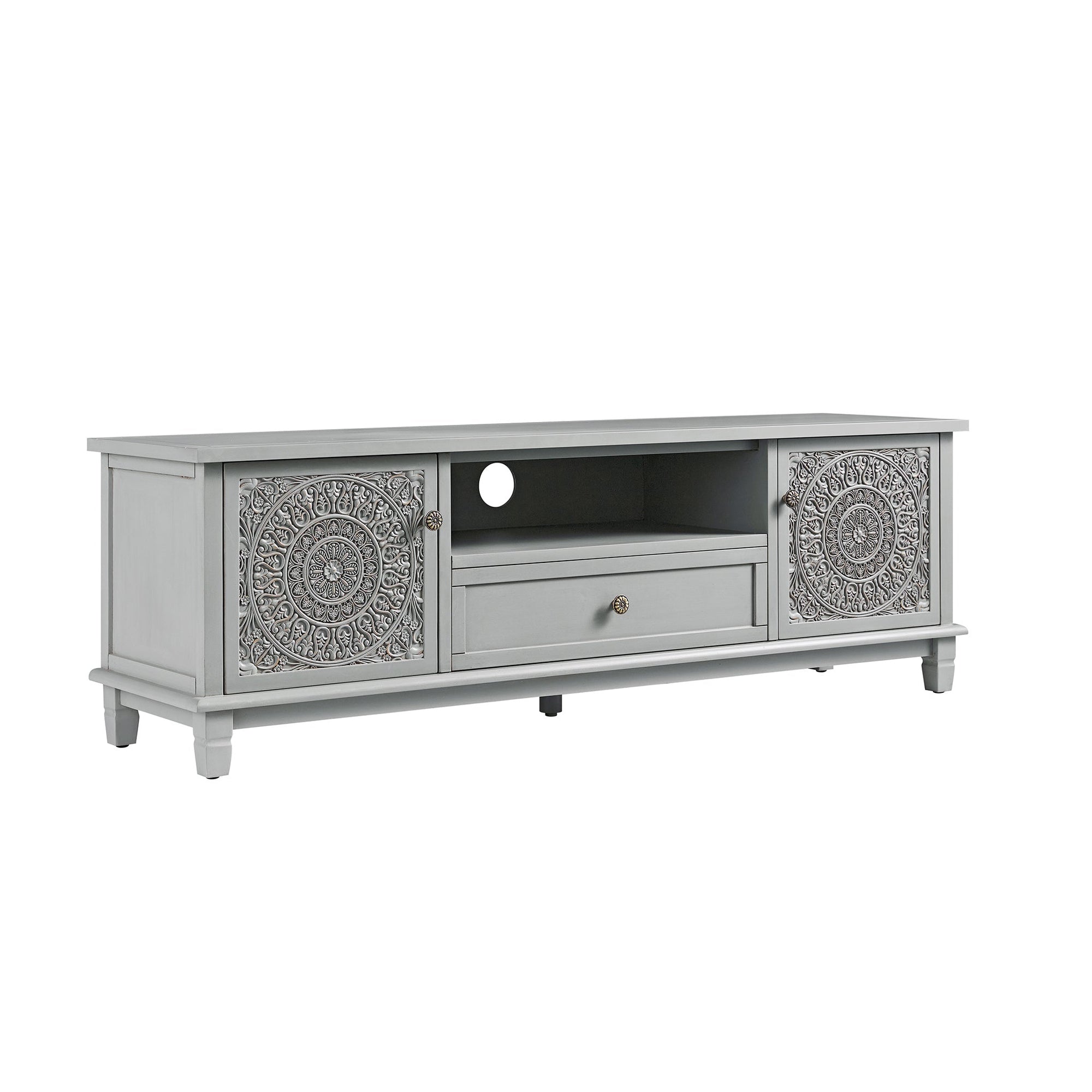 Chantilly Mid Gray 59" Wide TV Stand