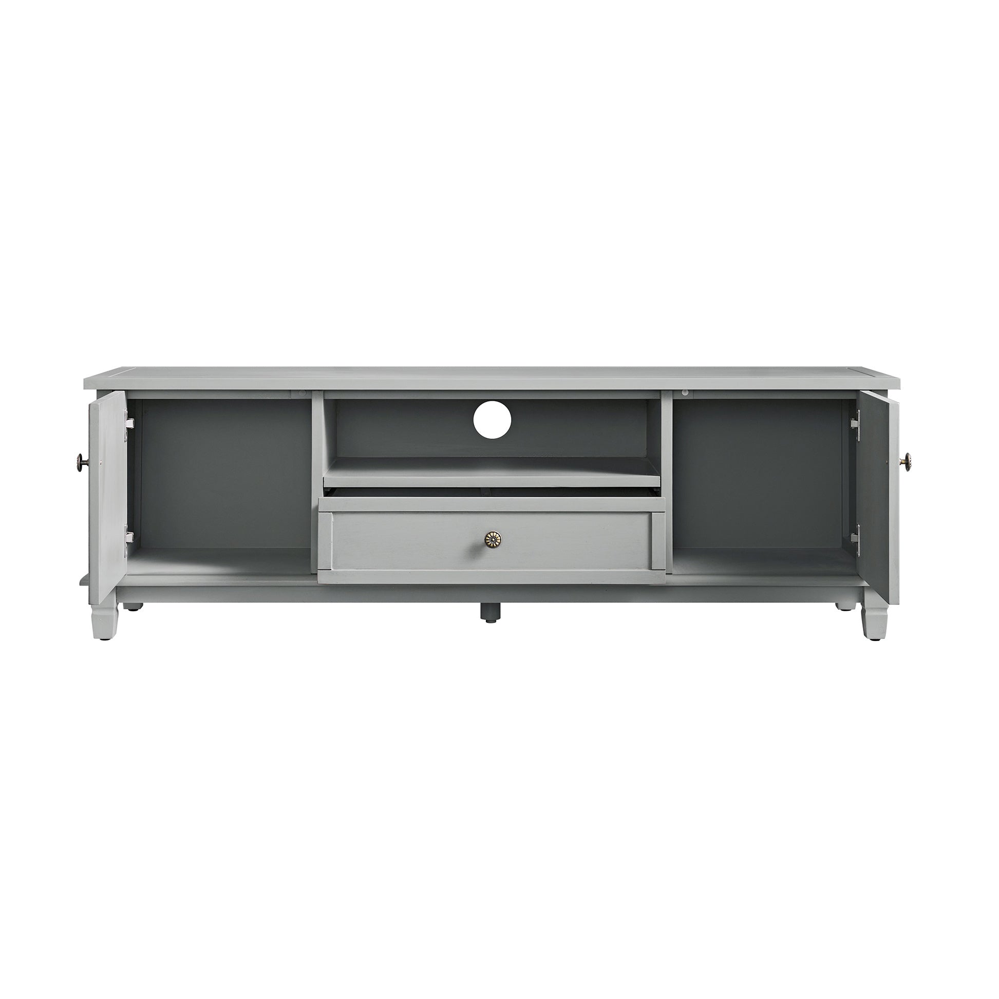 Chantilly Mid Gray 59" Wide TV Stand