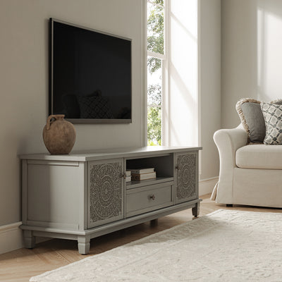 Chantilly Mid Gray 59" Wide TV Stand