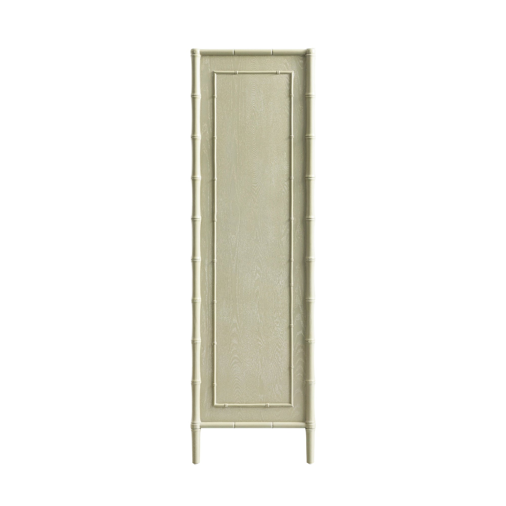 Elstowe Faux Bamboo Double Closet, Sage Green