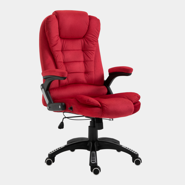 Executive Recline Extra Padded Office Chair Standard, MO17 Red Velvet