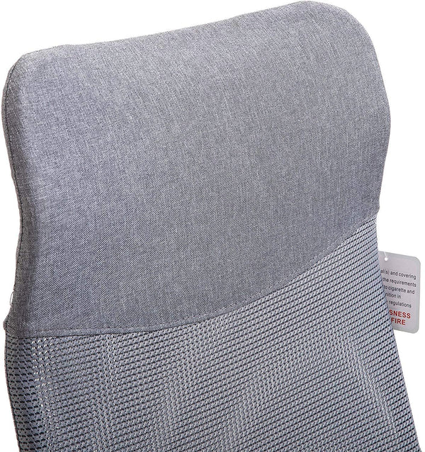 High Back Mesh Fabric Swivel Office Chair, MO57 Grey - daals