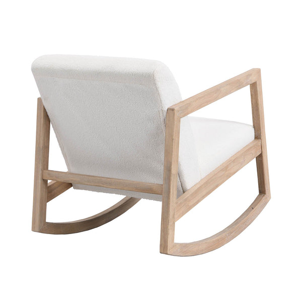 Fyne Ecru Boucle Rocker Armchair