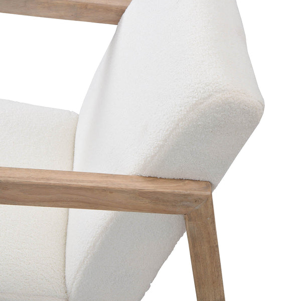 Fyne Ecru Boucle Rocker Armchair