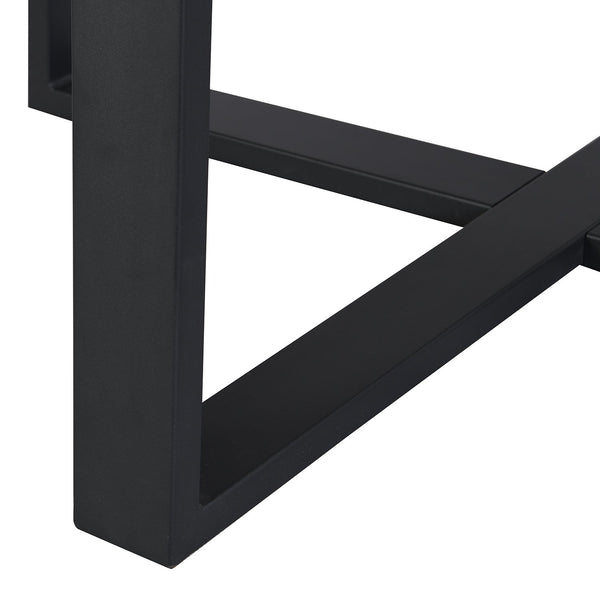 BERN Extending Round Dining Table with Metal Legs