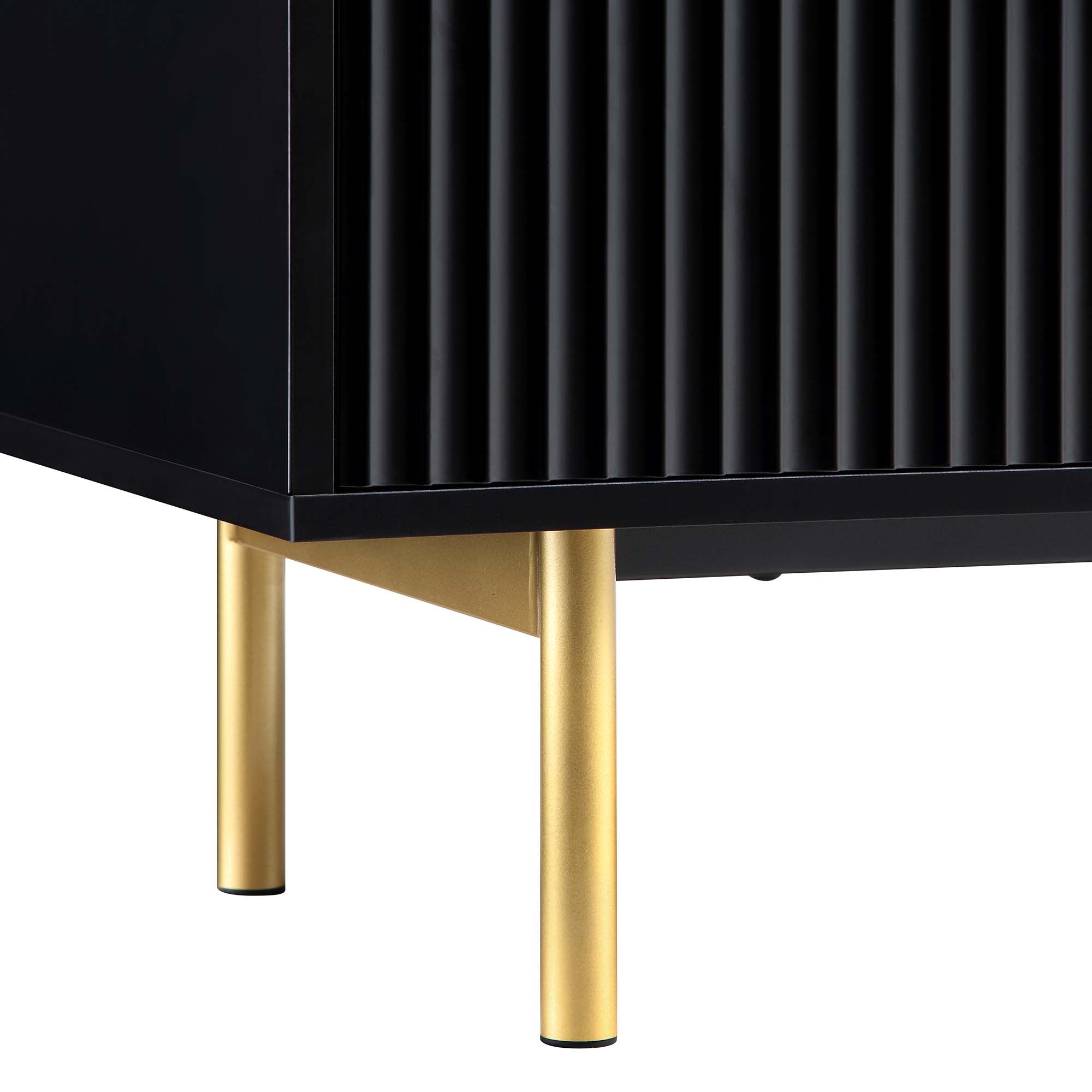 Richmond Ridged Wide 6 Drawer Dresser, Matte Black | daals.com Richmond Ridged Wide 6 Drawer Dresser, Matte Black | daals.com
