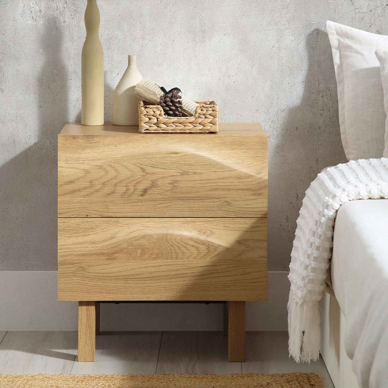 Moriko 2 Drawer Nightstand