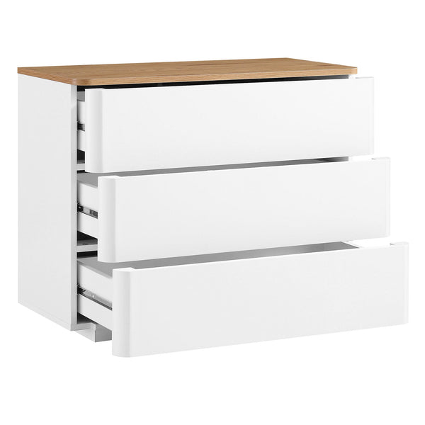 Agnes Curved Edge 3 Drawer Dresser