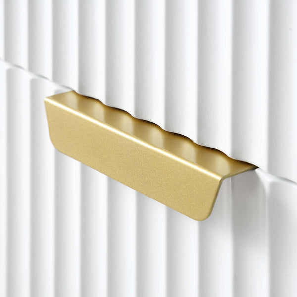 Richmond Ridged 5 Drawer Dresser, Matte White