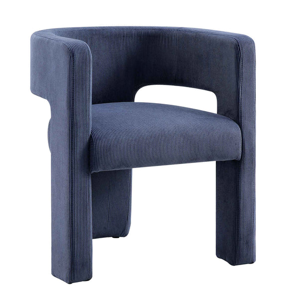Greenwich Blue Corduroy Dining Chair