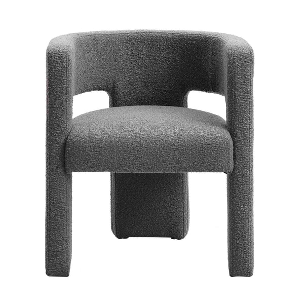 Greenwich Charcoal Boucle Dining Chair