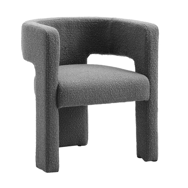 Greenwich Charcoal Boucle Dining Chair