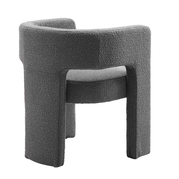 Greenwich Charcoal Boucle Dining Chair