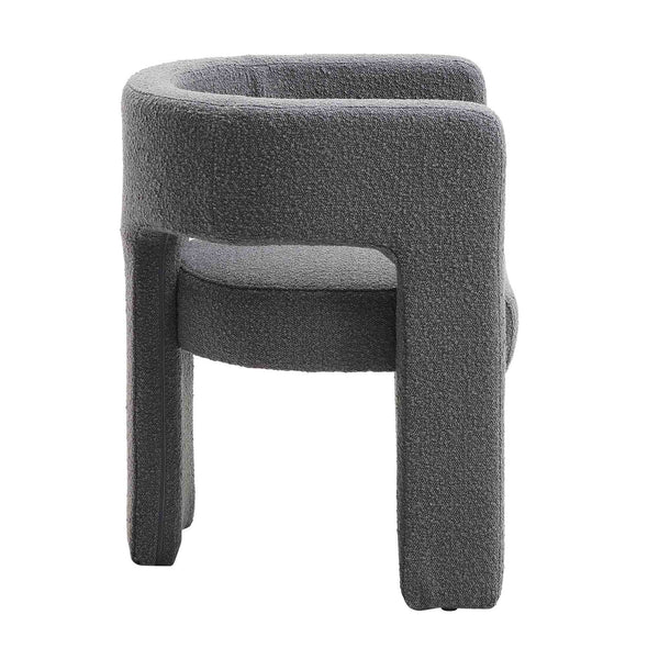 Greenwich Charcoal Boucle Dining Chair