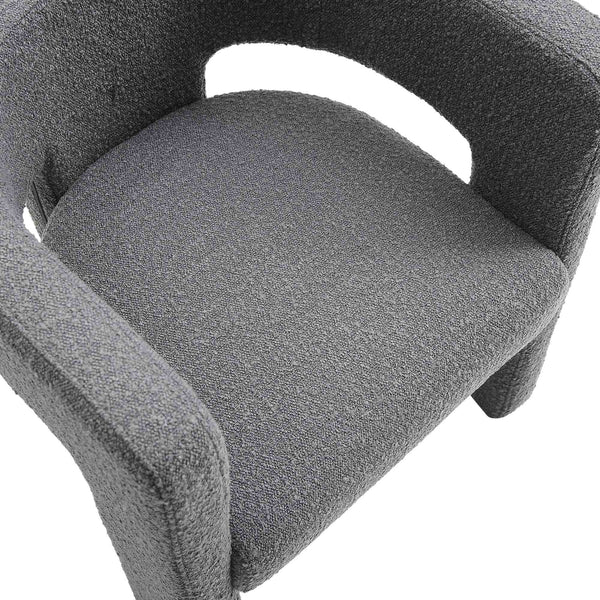 Greenwich Charcoal Boucle Dining Chair