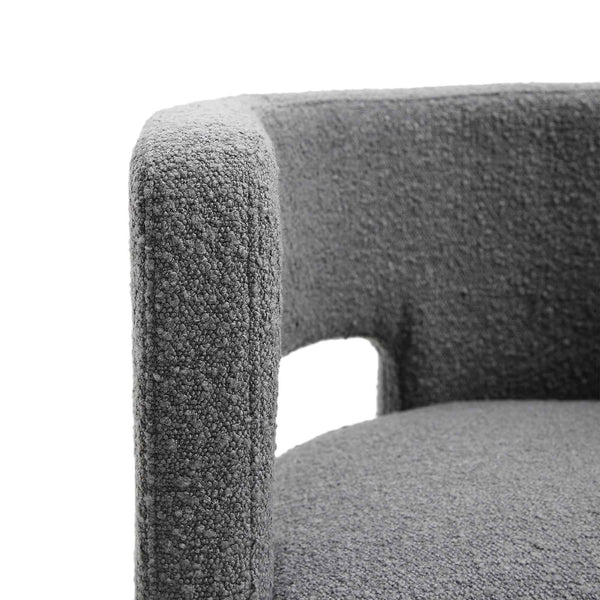 Greenwich Charcoal Boucle Dining Chair
