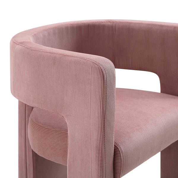Greenwich Dusty Pink Corduroy Dining Chair