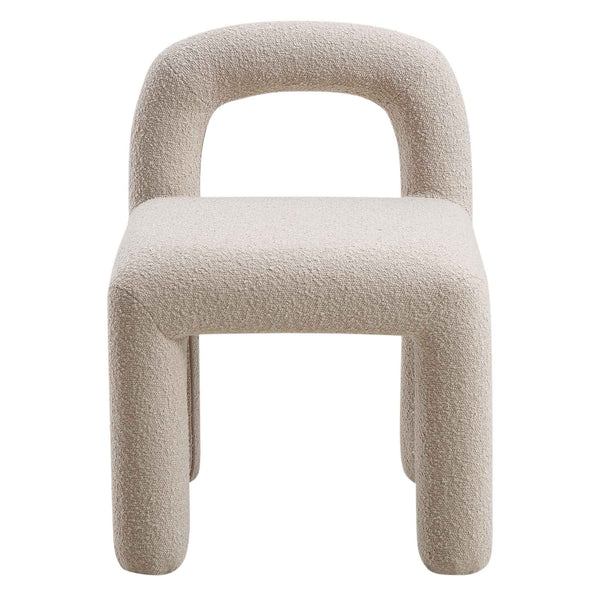 Libby Light Taupe Boucle Dining Chair