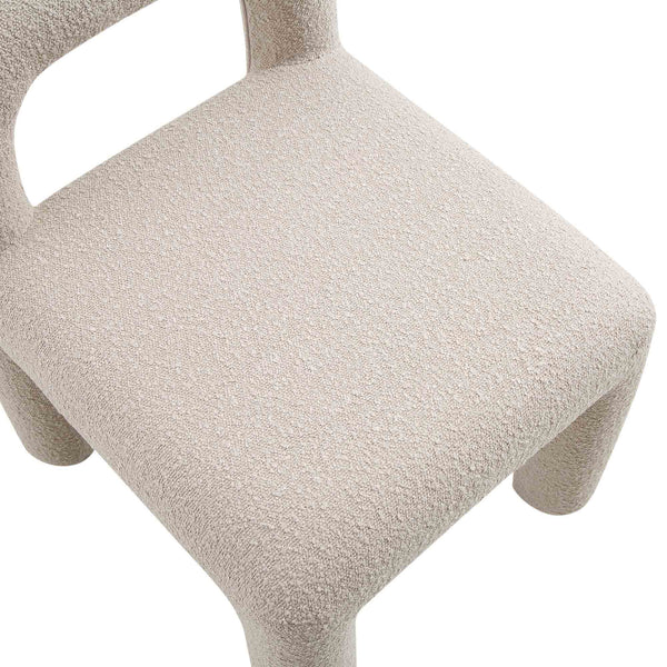 Libby Light Taupe Boucle Dining Chair