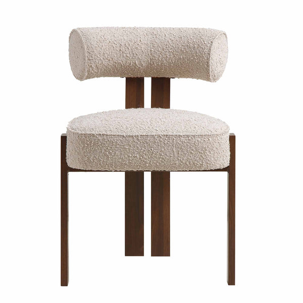 Ophelia Taupe Boucle Dining Chair