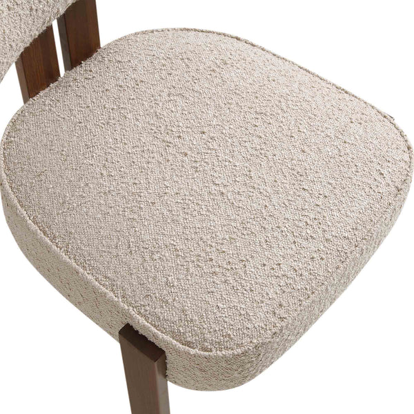 Ophelia Taupe Boucle Dining Chair