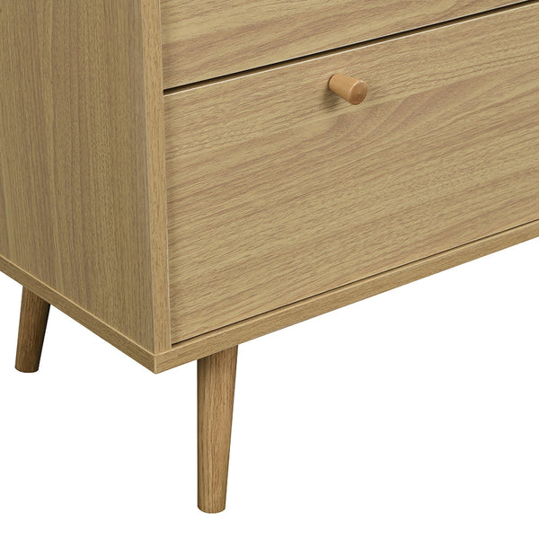 Anya Woven Rattan 3 Drawer Dresser in Natural