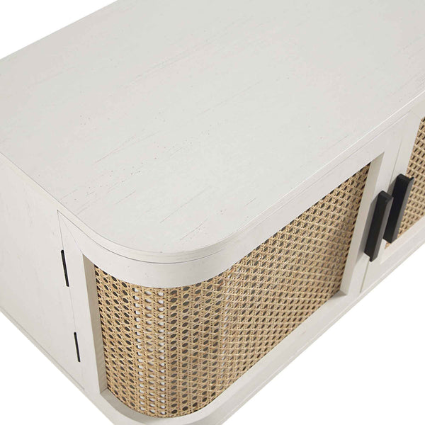 Izzy Curved Rattan 63