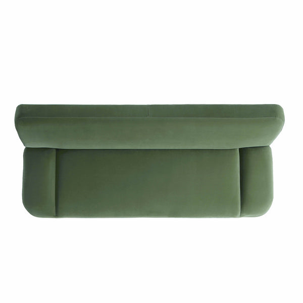 Solna 2-Seater Sofa Bed, Moss Green Velvet