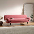 Solna 2-Seater Sofa Bed, Dusty Rose Velvet