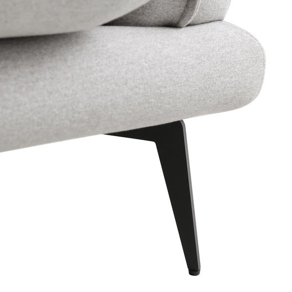 Obriel Gray Marl Fabric Armchair