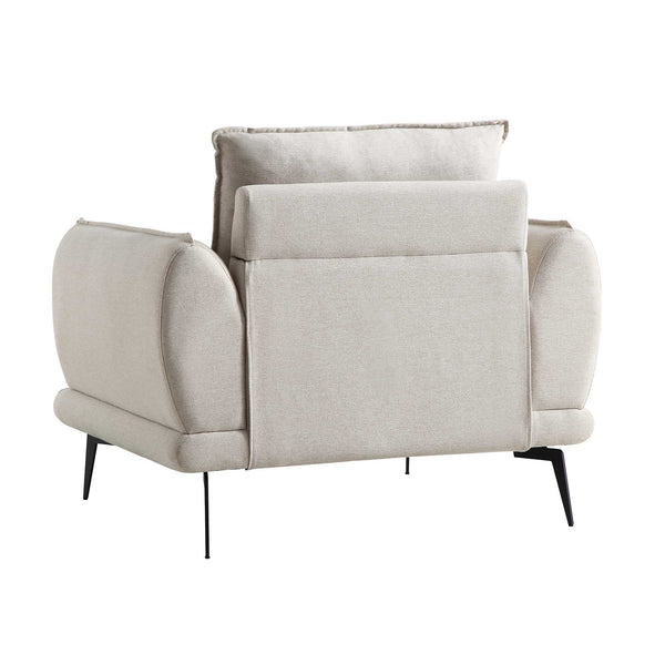 Obriel Oatmeal Fabric Armchair