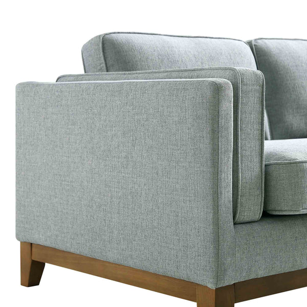 Dipley Sage Fabric Sofa, 2-Seater