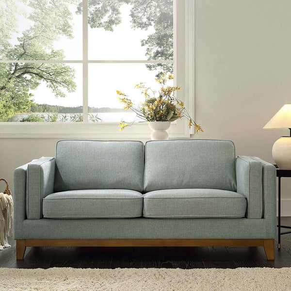 Dipley Sage Fabric Sofa, 2-Seater