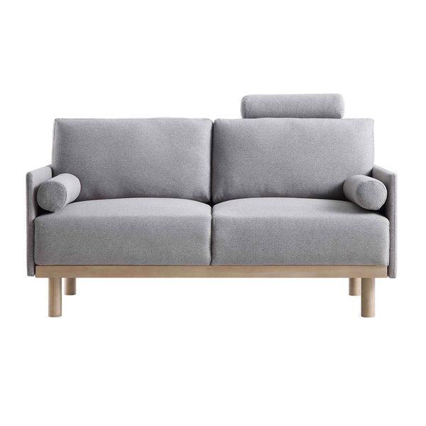Timber Gray Marl Fabric Sofa, 2-Seater