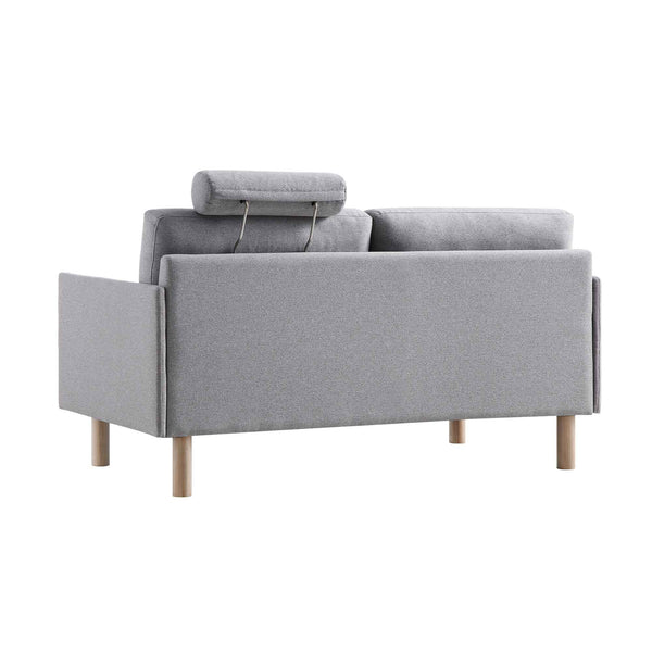 Timber Gray Marl Fabric Sofa, 2-Seater