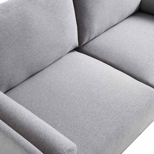 Timber Gray Marl Fabric Sofa, 2-Seater