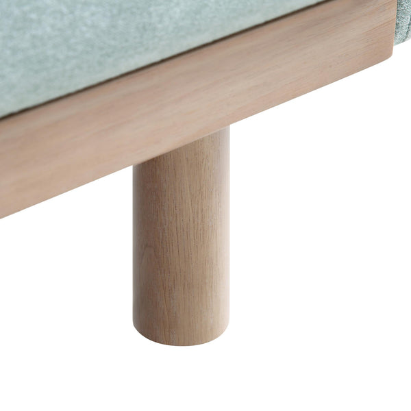 Timber Sage Green Fabric Sofa, 2-Seater