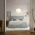 Helia Pleated Ottoman Storage Bed, Silver Grey Velvet