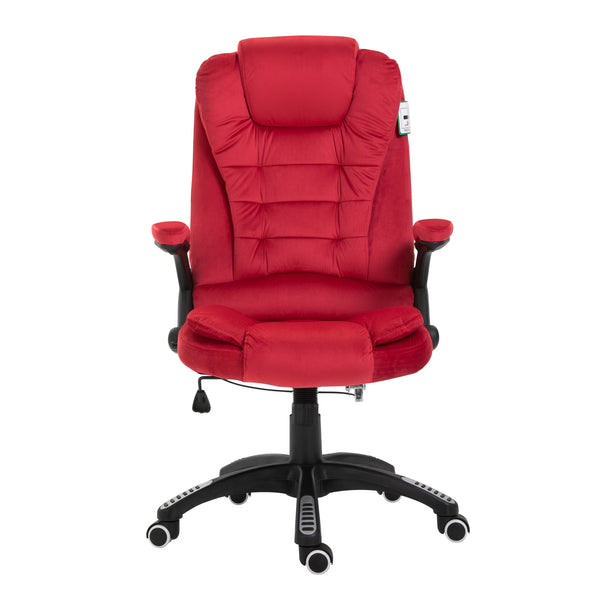 Executive Recline Extra Padded Office Chair Standard, MO17 Red Velvet