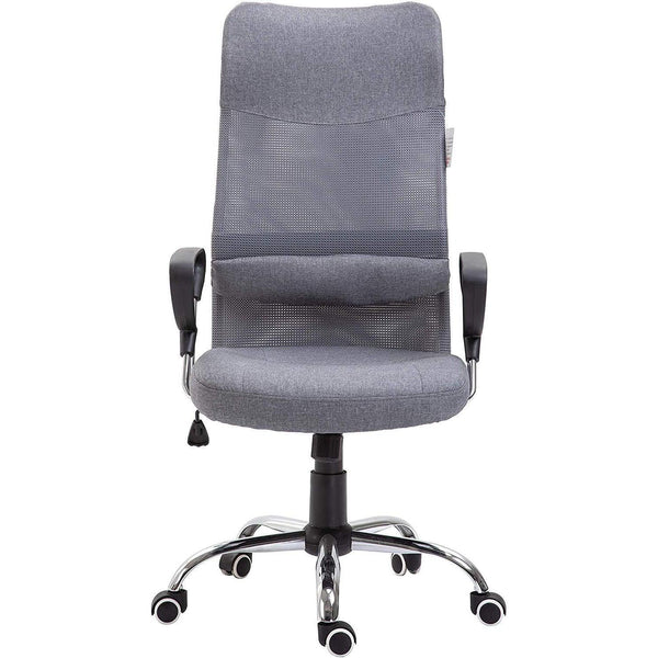 High Back Mesh Fabric Swivel Office Chair, MO57 Grey - daals