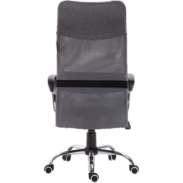 High Back Mesh Fabric Swivel Office Chair, MO57 Grey - daals