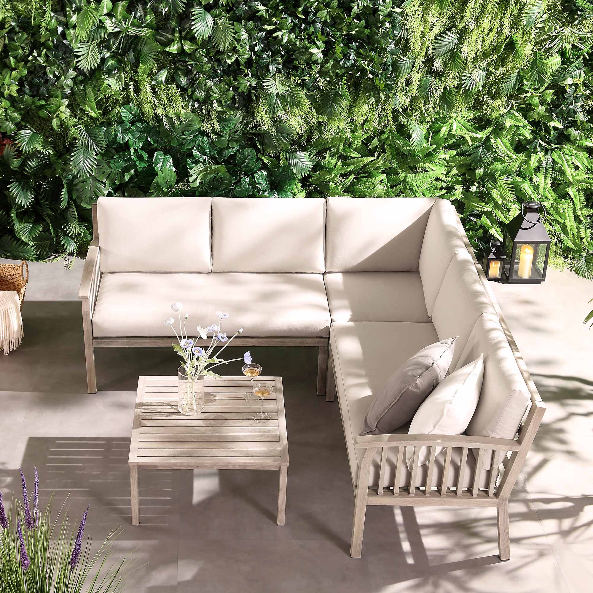 Sofa Aluminium Outdoor Coffee Table Bracken Outdoors Portland