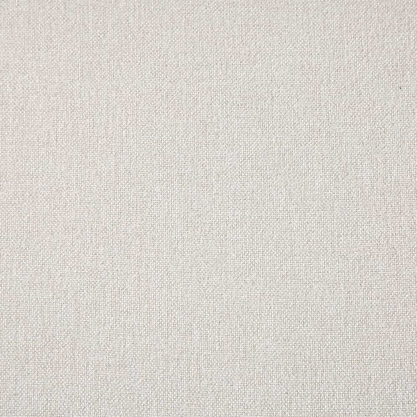 Hansel Wishbone Padded Dining Chair, Beige Fabric and Natural Frame